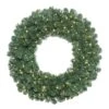 36" Warm White LED Oregon Fir Double Door Wreath Halves -Michaels Shop D575270S 1