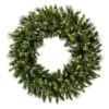 24" Warm White LED Bangor Mixed Pine Artificial Christmas Wreath -Michaels Shop D575286S 1