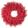 24" Unlit Red Fir Artificial Christmas Wreath -Michaels Shop D575301S 1