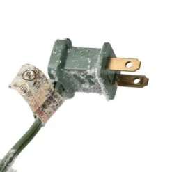 24" Pre-Lit Flocked Kiana Artificial Christmas Wreath, Warm White Dura-Lit® LED Mini Lights -Michaels Shop D575349S 6