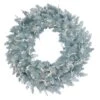 30" Warm White LED Lights Silver Fir Artificial Christmas Wreath -Michaels Shop D575367S 1