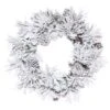 36" Flocked Atka Christmas Wreath -Michaels Shop D575425S 1