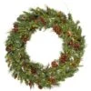 36" Pre-Lit Cibola Mixed Berry Christmas Wreath, Warm White LED Lights -Michaels Shop D575459S 1