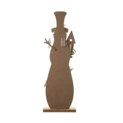 Glitzhome® 36'' Lighted Wooden Snowman Porch Décor -Michaels Shop D652321S 8