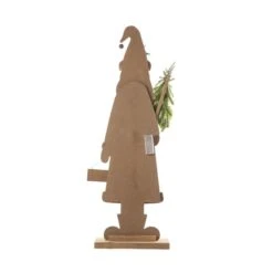 Glitzhome® 36'' Lighted Wooden Santa Porch Décor -Michaels Shop D652322S 8