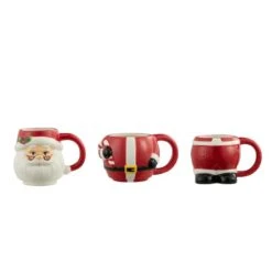 12oz. Santa Stacking Mug Set -Michaels Shop D657896S 2