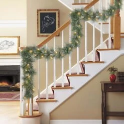 9ft. Pre-Lit LED Glittery Garland -Michaels Shop D659571S 3