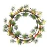 24" Pre-Lit Twinkling LED Glitter Accent Wreath -Michaels Shop D659612S 1