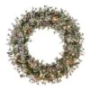 48" Pre-Lit Glittery Wreath -Michaels Shop D659715S 1