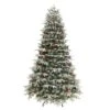 6.5ft. Pre-Lit Halifax Fir Artificial Christmas Tree, Clear Incandescent Lights -Michaels Shop D659728S 1