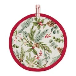 DII® Heritage Holiday Sprigs Oven Mitt & Potholder Set 11 DII® Heritage Holiday Sprigs Oven Mitt & Potholder Set -Michaels Shop D660559S 3