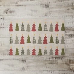 Cream Tree Pattern Floor Mat -Michaels Shop D662406S 2