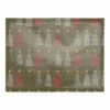 Green Tree Pattern Cotton Twill Placemat -Michaels Shop D662442S 1