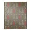Gray Tree Pattern Coral Fleece Blanket -Michaels Shop D662527S 1