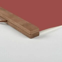 Red Tis The Season Hanging Canvas In Teak Frame -Michaels Shop D662563S 2