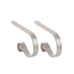 Original MantleClip® Glimmer Silver Stocking Holders, 2ct.