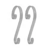 Haute Decor Stocking Scrolls® Real Galvanized Stocking Holders, 2ct. -Michaels Shop D665843S 1