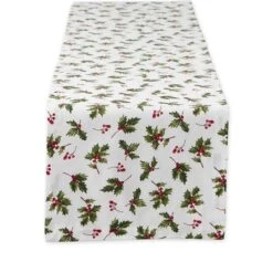 DII® 72" Holly Heritage Table Runner -Michaels Shop D666776S 1 1