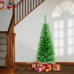 4.5 Ft. Unlit Rowan Pencil Slim Artificial Christmas Tree -Michaels Shop D671925S 2