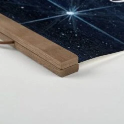 All Is Calm All Is Bright Nativity Teak Hanging Canvas -Michaels Shop D673229S 2