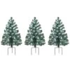 3ct. Pre-Lit Alexa Enabled Pathway Artificial Christmas Tree Set -Michaels Shop D674164S 1