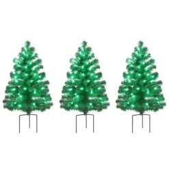 3ct. Pre-Lit Alexa Enabled Pathway Artificial Christmas Tree Set 16 3ct. Pre-Lit Alexa Enabled Pathway Artificial Christmas Tree Set -Michaels Shop D674164S 3