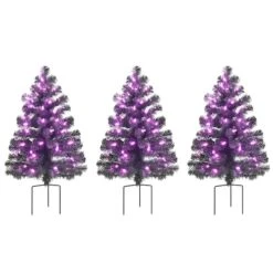 3ct. Pre-Lit Alexa Enabled Pathway Artificial Christmas Tree Set 20 3ct. Pre-Lit Alexa Enabled Pathway Artificial Christmas Tree Set -Michaels Shop D674164S 7