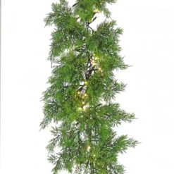 9ft. Pre-Lit Cedar Garland -Michaels Shop D675924S 3