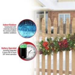 9ft. Decorated Vienna Waltz Garland With LED Lights -Michaels Shop D675926S 18