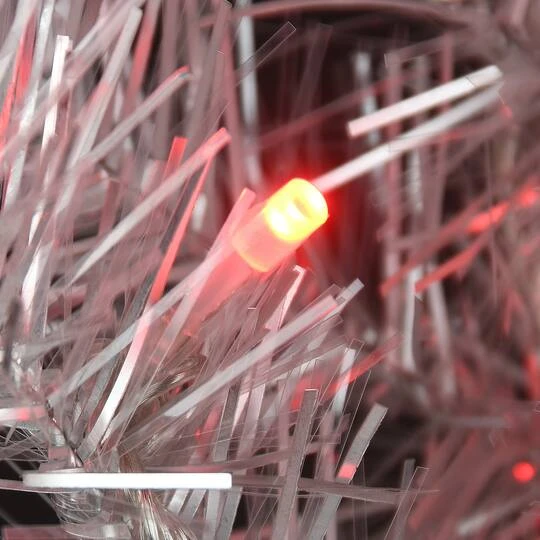 9ft. Pre-Lit Crystal Silver Metallic Garland 6 9ft. Pre-Lit Crystal Silver Metallic Garland - Image 4