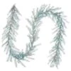 9ft. Pre-Lit Crystal Silver Metallic Garland