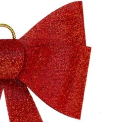 Northlight 23" LED Red Tinsel Bow Christmas Decoration -Michaels Shop D676176S 4