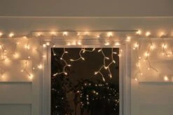 Northlight 150ct. Clear Mini Icicle Christmas String Lights Set With White Wire -Michaels Shop D676191S 2