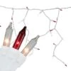 Northlight 100ct. Mini Icicle Christmas Light Set With White Wire Red And White 2 Northlight 100ct. Mini Icicle Christmas Light Set With White Wire Red And White -Michaels Shop D676194S 2