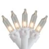 Northlight 100ct. Mini Christmas String Lights With White Wire Clear -Michaels Shop D676199S 1