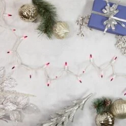 Northlight 50ct. Mini Christmas String Lights With White Wire Purple -Michaels Shop D676209S 12