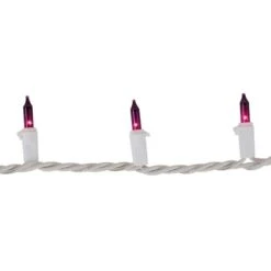 Northlight 50ct. Mini Christmas String Lights With White Wire Purple -Michaels Shop D676209S 14
