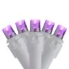 Northlight 50ct. LED Wide Angle Christmas String Lights With White Wire Purple -Michaels Shop D676223S 1