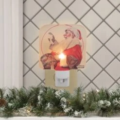 Northlight 6" Norman Rockwell 'A Drum For Tommy' Glass Christmas Night Light -Michaels Shop D676228S 2