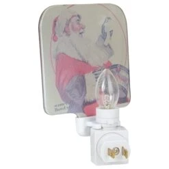 Northlight 6" Norman Rockwell 'A Drum For Tommy' Glass Christmas Night Light -Michaels Shop D676228S 3