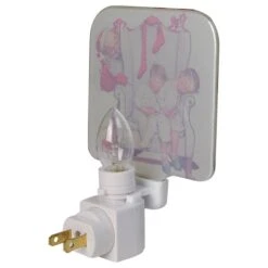 Northlight 6" Norman Rockwell 'Santa Looking At Two Sleeping Children' Glass Christmas Night Light -Michaels Shop D676231S 3