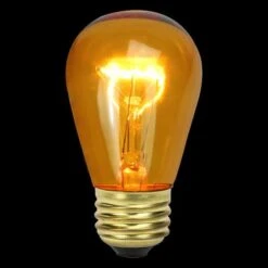 Northlight Transparent Incandescent S14 Replacement Christmas Bulbs, 25ct. Amber -Michaels Shop D676232S 11
