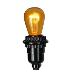 Northlight Transparent Incandescent S14 Replacement Christmas Bulbs, 25ct. Amber -Michaels Shop D676232S 3