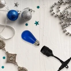 Northlight Opaque LED S14 Replacement Bulbs, 25ct. Blue -Michaels Shop D676235S 12