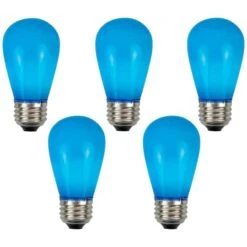 Northlight Opaque LED S14 Replacement Bulbs, 25ct. Blue -Michaels Shop D676235S 15