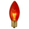 Northlight 4ct. Transparent Orange C9 Replacement Christmas Bulbs -Michaels Shop D676238S 1