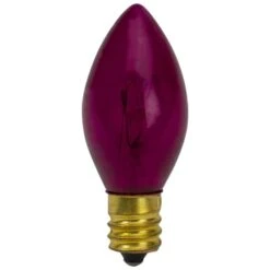 Northlight 4ct. Transparent Pink Twinkle C7 Replacement Christmas Bulbs -Michaels Shop D676240S 2