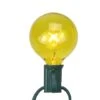 Northlight Yellow G50 Incandescent Replacement Christmas Bulbs, 25ct. -Michaels Shop D676243S 1