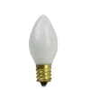 Northlight Opaque White Incandescent C7 Replacement Christmas Bulbs, 25ct. -Michaels Shop D676244S 1