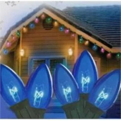 Northlight 25ct. C7 Christmas String Lights With Green Wire Blue -Michaels Shop D676249S 2